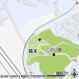 三沢公園トイレ２周辺の地図