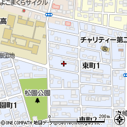 青森県三沢市東町1丁目4周辺の地図