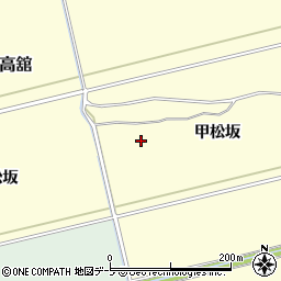 青森県黒石市高舘甲松坂周辺の地図