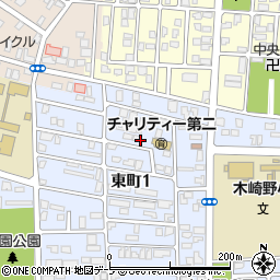 青森県三沢市東町1丁目9周辺の地図