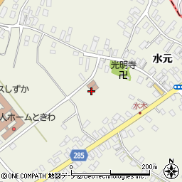 藤崎町役場　常盤出張所藤崎町水木地区ふるさとセンター周辺の地図