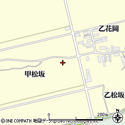 青森県黒石市高舘甲松坂18周辺の地図