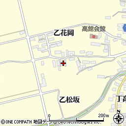 青森県黒石市高舘甲松坂4周辺の地図