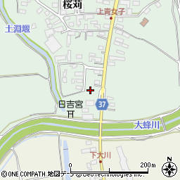 青森県弘前市青女子桜苅396周辺の地図
