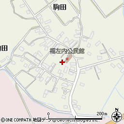 藤崎町役場　常盤出張所福左内公民館周辺の地図