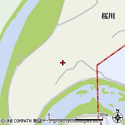 青森県弘前市大川（桜川）周辺の地図