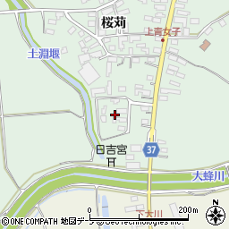 青森県弘前市青女子桜苅391周辺の地図