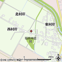 青森県黒石市飛内宮岸周辺の地図