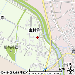 青森県黒石市飛内東村岸11周辺の地図