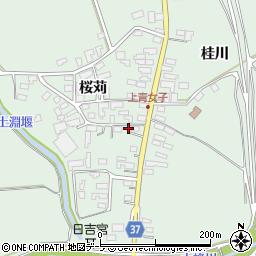 青森県弘前市青女子桜苅378周辺の地図