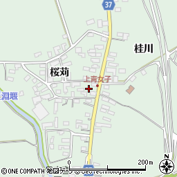 青森県弘前市青女子桜苅360周辺の地図