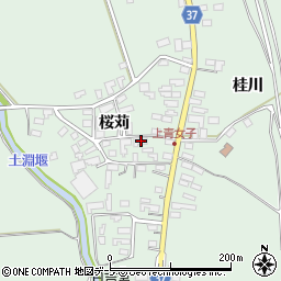 青森県弘前市青女子桜苅361周辺の地図