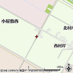 青森県黒石市小屋敷西周辺の地図
