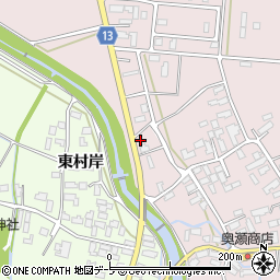 青森県黒石市二双子十川46周辺の地図