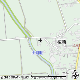 青森県弘前市青女子桜苅2周辺の地図