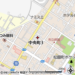 みちのく銀行岡三沢支店周辺の地図