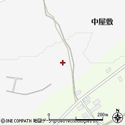 青森県七戸町（上北郡）中屋敷周辺の地図