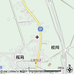青森県弘前市青女子桜苅18周辺の地図