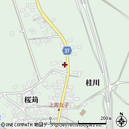 青森県弘前市青女子桜苅25周辺の地図