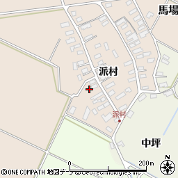 青森県黒石市西馬場尻派村6-1周辺の地図