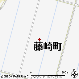 青森県藤崎町（南津軽郡）中野目周辺の地図