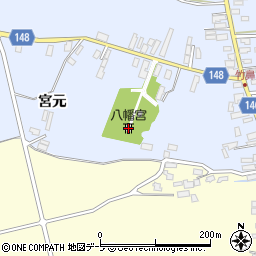 青森県黒石市竹鼻宮元35周辺の地図