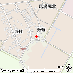 青森県黒石市西馬場尻派村38-2周辺の地図