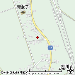 青森県弘前市青女子桜苅107周辺の地図