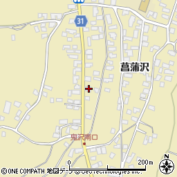 青森県弘前市鬼沢菖蒲沢67周辺の地図