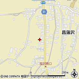 青森県弘前市鬼沢菖蒲沢48周辺の地図