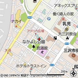 三沢シティホテル周辺の地図