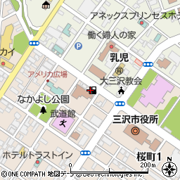 コスモ三沢ＳＳ周辺の地図