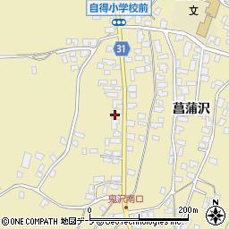 青森県弘前市鬼沢菖蒲沢48-3周辺の地図