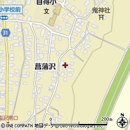 青森県弘前市鬼沢菖蒲沢135周辺の地図