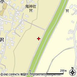 青森県弘前市鬼沢鶴喰周辺の地図