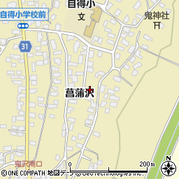 青森県弘前市鬼沢菖蒲沢133周辺の地図
