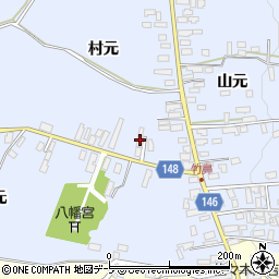 青森県黒石市竹鼻村元108-2周辺の地図