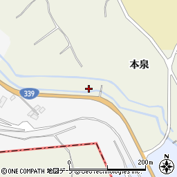 青森県北津軽郡板柳町福野田楪葉周辺の地図