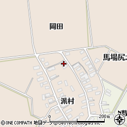 青森県黒石市西馬場尻岡田5周辺の地図