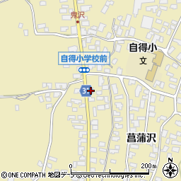 青森県弘前市鬼沢菖蒲沢88周辺の地図