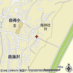 青森県弘前市鬼沢菖蒲沢139周辺の地図