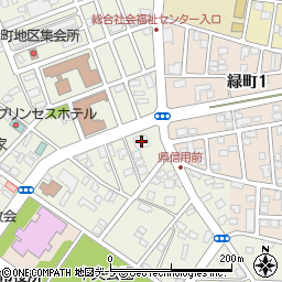 青森県信用組合三沢支店周辺の地図