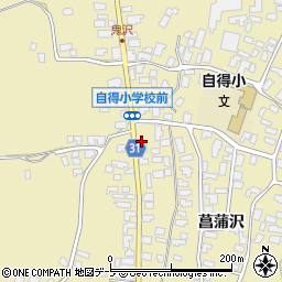 青森県弘前市鬼沢菖蒲沢89周辺の地図