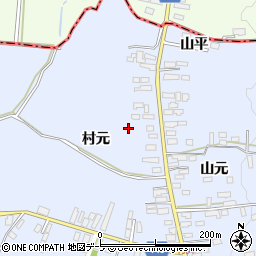 青森県黒石市竹鼻村元90周辺の地図