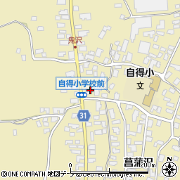 青森県弘前市鬼沢菖蒲沢111周辺の地図