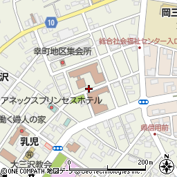 青森県三沢市幸町周辺の地図