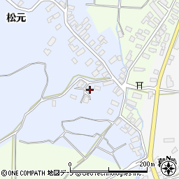 青森県南津軽郡藤崎町亀岡周辺の地図