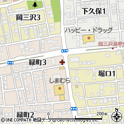 幸楽苑三沢店周辺の地図