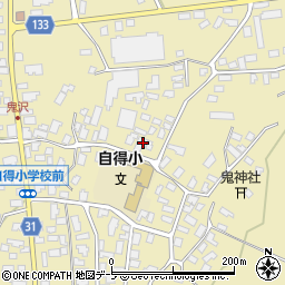 青森県弘前市鬼沢菖蒲沢160周辺の地図