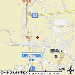 青森県弘前市鬼沢菖蒲沢103周辺の地図